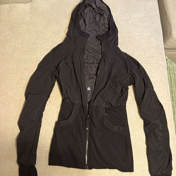 Lululemon reversible zip up (hooded) jacket - Picture 1 of 4